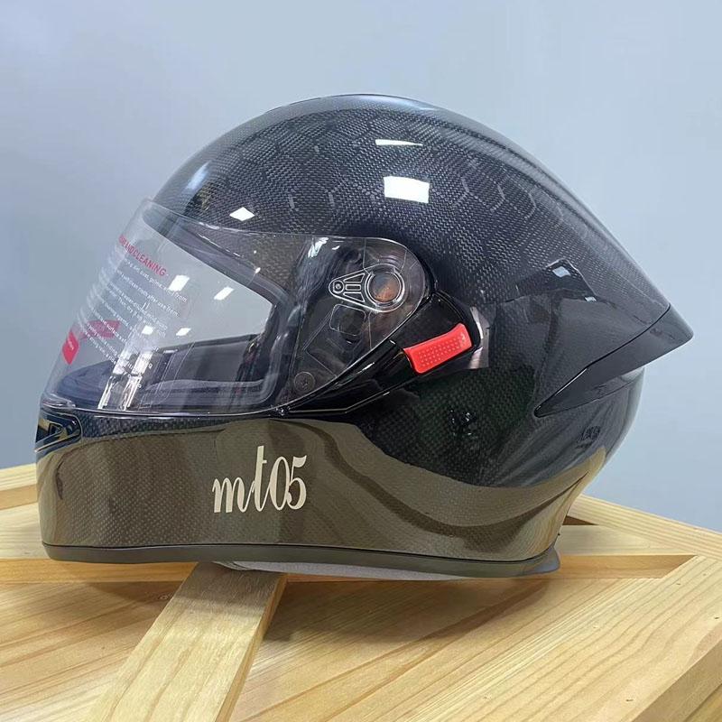 Casque de moto en carbone en gros, casque intégral de moto, casque de moto